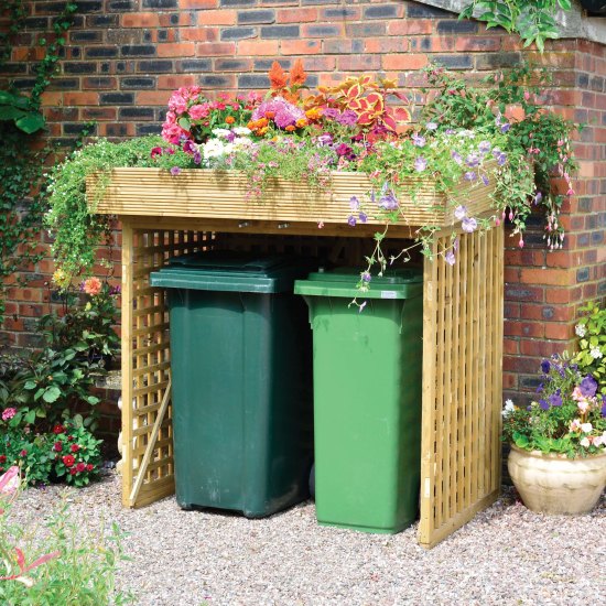 wheelie bin storage