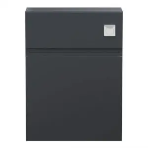 500mm WC Unit - Hudson Reed URB1441 Black, Black colour 0