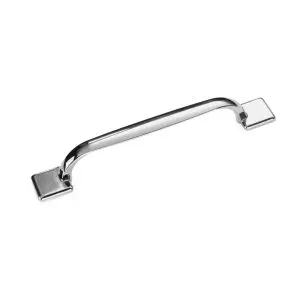 Square Strap Chrome Handle - Hudson Reed H1235 Chrome, Chrome colour ,image 1
