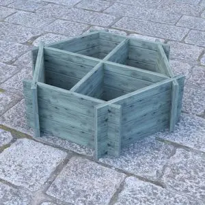 Hexagonal Planter Pressure Treated  4