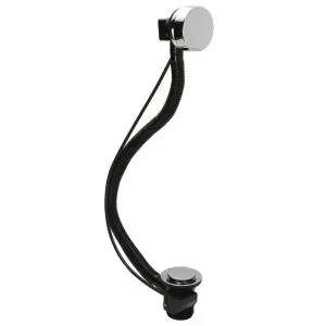 Pop Up Bath Waste - Hudson Reed EA318 Chrome, Chrome colour ,image 1