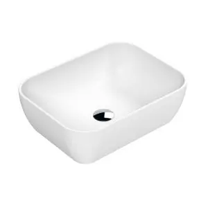 Square Vessel - Hudson Reed NBV258 Matt White, White colour ,image 1