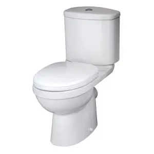 Pan & Cistern - Nuie NCS250 White, White colour ,image 1
