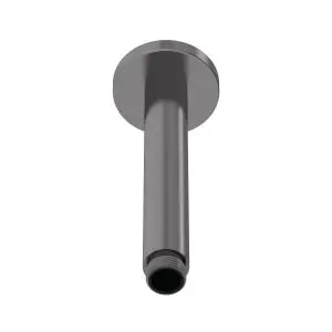 Round Ceiling Arm 150mm - Nuie ARM715 Black, Black colour ,image 1
