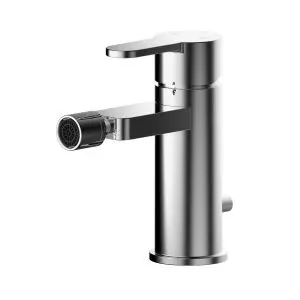 Mono Bidet Mixer With Pop-up Waste - Nuie ARV306 Chrome, Chrome colour ,image 1