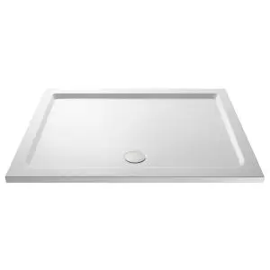 Rectangular shower tray 1200 x 1000mm - Hudson Reed NTP025 White, White colour ,image 1