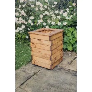 Valley Tall Square Planter   H52 X W39 X D39 By Churnet Valley