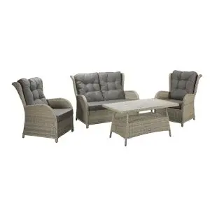 Meghan 4 Seat Sofa Set, Grey colour ,image 1