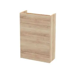 600mm WC Unit - Compact - Hudson Reed OFF3047 Oak, Oak colour ,image 1