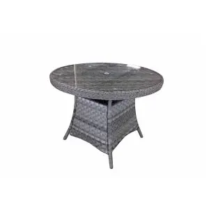 Victoria Round 100 Dia Table, Grey colour ,image 1