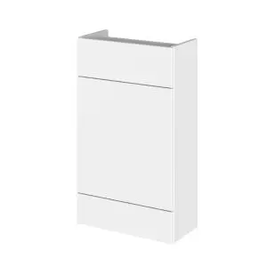 500mm WC Unit - Compact - Hudson Reed OFF145 Gloss White, White colour ,image 1