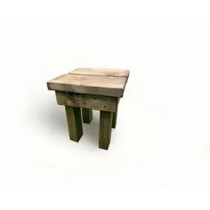 Valley Classic Footstool By Churnet Valley, Wood colour ,image 1