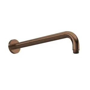 Wall Hung Shower Arm - Nuie ARM1501 Brass, Brass colour ,image 1