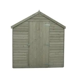 Overlap 7 x 5 Single Door Value Pressure Treated Shed