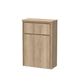 550mm WC Unit (255 Deep) - Hudson Reed NFF3041 Oak, Oak colour ,image 1