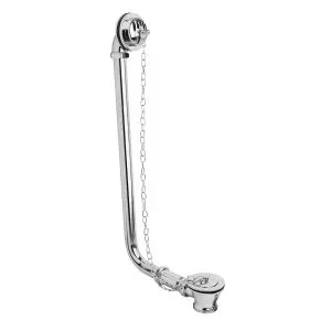Classic Exposed Bath Waste - Hudson Reed EA385 Chrome, Chrome colour ,image 1