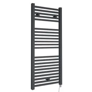 Electric Radiator - Hudson Reed HL153 Anthracite, Chrome colour ,image 1