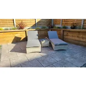 Meghan Sunlounger, Neutrals colour ,image 1