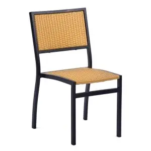 Oxford 850 x 570 Rattan Side Chair - Neutral Brown