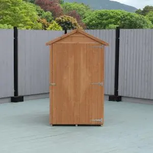 Overlap 3 x 5 Single Door Value Shed