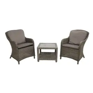 Paris 2 Seater Imperial Companion Set, Grey colour ,image 1
