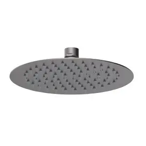 Round Fixed Head 200mm Diameter - Nuie A7082 Black, Black colour ,image 1