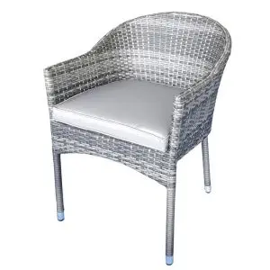 Emily Stacking Chair, Grey colour ,image 1