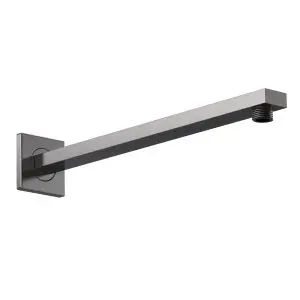 Small Rectangular Shower Arm - Nuie ARM713 Black, Black colour ,image 1