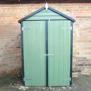 Overlap 4 x 3 Double Door Pressure Treated Shed