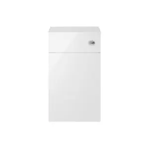 500mm WC Unit - Nuie MOE142 Gloss White, White colour ,image 1