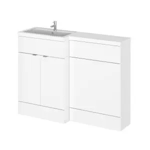 1200mm Left Hand Combination - Hudson Reed CBI109 Gloss White