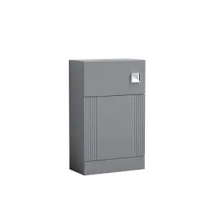 500mm WC Unit - Nuie FLT241 Grey, Grey colour ,image 1