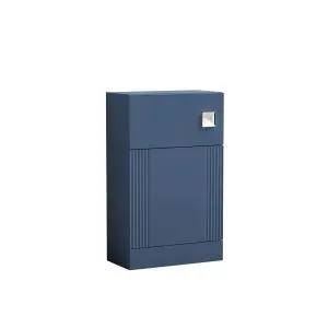 500mm WC Unit - Nuie FLT341 Blue, Blue colour ,image 1