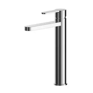High-Rise Mono Basin Mixer (No Waste) - Nuie ARV370 Chrome, Chrome colour ,image 1