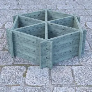 Hexagonal Planter Pressure Treated 6