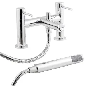 Bath Shower Mixer - Nuie FJ314 Chrome, Chrome colour ,image 1