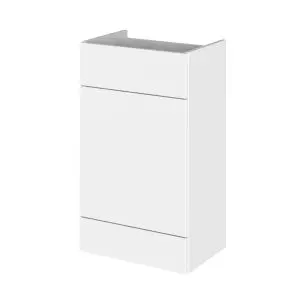 500mm WC Unit - Hudson Reed OFF146 Gloss White, White colour ,image 1