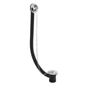 Classic Concealed Bath Waste - Hudson Reed EA384 Chrome, Chrome colour ,image 1