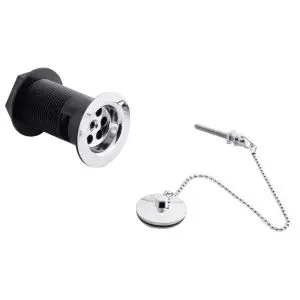 Basin Waste - Hudson Reed E395 Chrome, Chrome colour ,image 1
