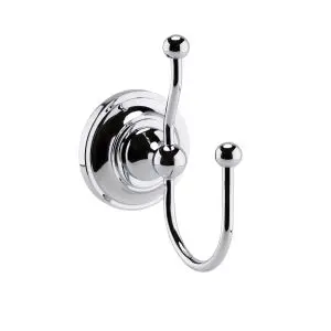 Double Robe Hook - Hudson Reed LH311 Chrome, Chrome colour ,image 1