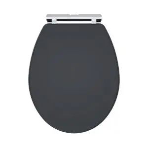 Soft Close Wooden Toilet Seat - Nuie CLA1499 Black, Black colour ,image 1