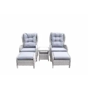 Meghan Reclining Lounge Set, Grey colour ,image 1