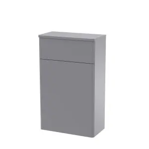 500mm WC Unit - Nuie CLA241 Grey, Grey colour ,image 1