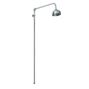 Rigid Riser Kit - Nuie A3170 Chrome, Chrome colour ,image 1