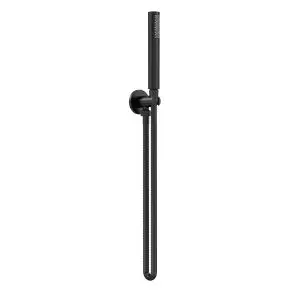 Outlet Elbow, Parking Bracket, Flex and Handset - Hudson Reed A4263 Matt Black, Black colour ,image 1