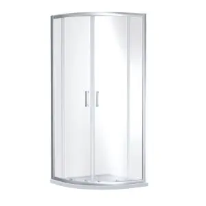 1900 x 1000 x 1000mm Quandrant Shower Enclosure - Nuie SMQU10-E6 Chrome, Chrome colour ,image 1