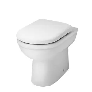 Comfort Height Back To Wall Pan - Nuie NCS296 White, White colour ,image 1