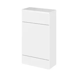 500mm Compact WC Unit & Co-ordinating Top - Hudson Reed CBI104A Gloss White, White colour ,image 1