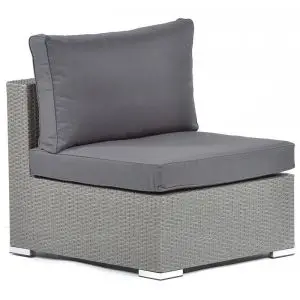 Oasis Middle Section Rattan Sofa Seat - Grey