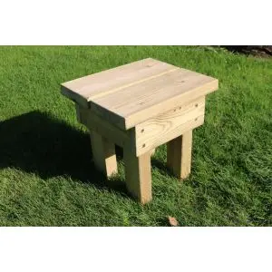 Churnet Footstool By Churnet Valley, Wood colour ,image 1